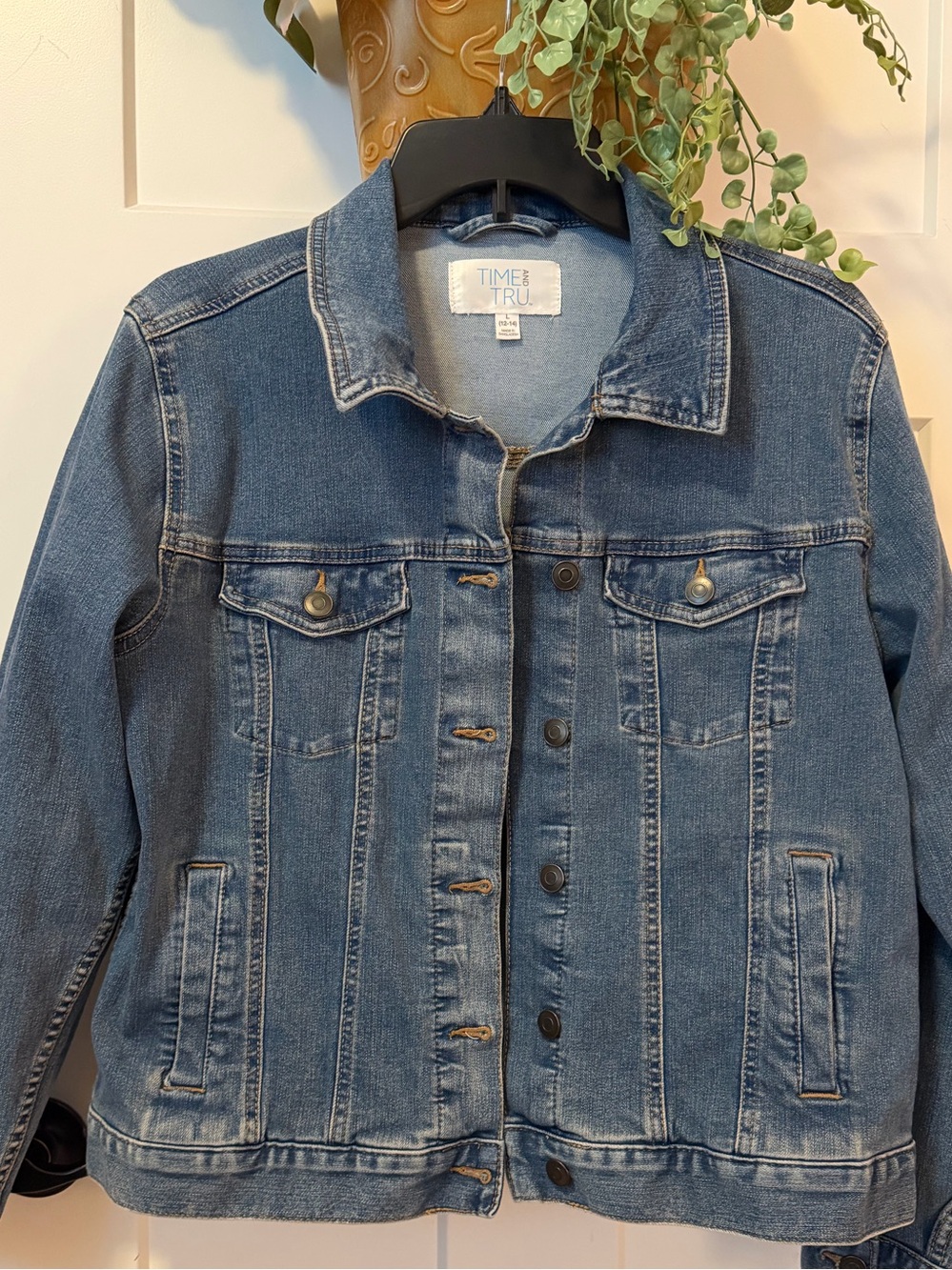 Time and Tru Medium Blue Denim Jacket for Kids
